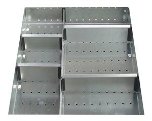 Bott Cubio metal drawer divider kit A 525x650x100/125mm high Bott Cubio Drawer Cabinets 525 x 650 Engineering tool storage cabinets 43020630 
